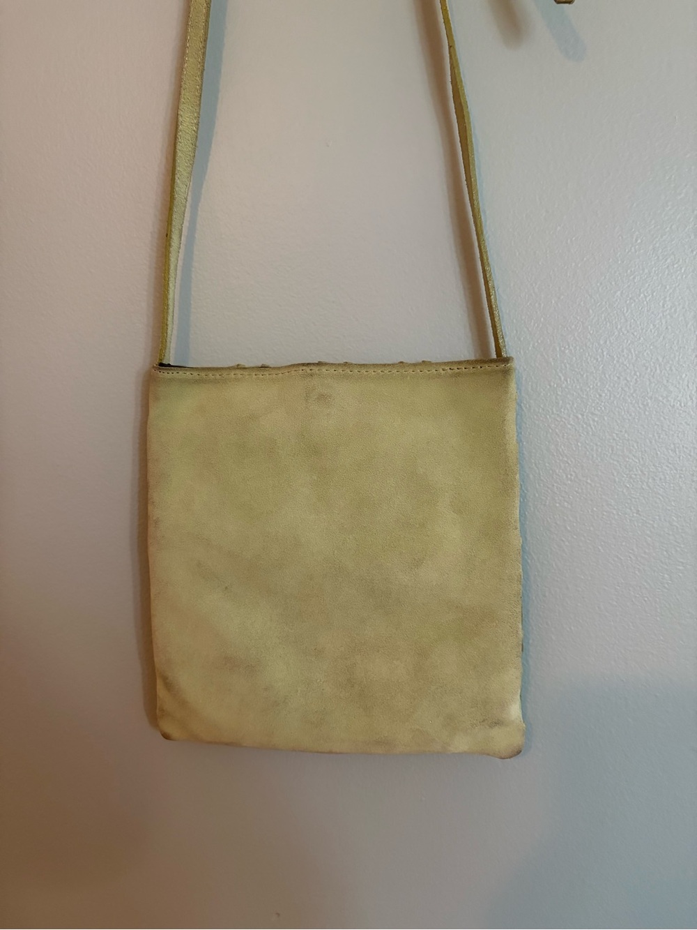 Luisa Spagnoli VTG Leather Patchwork Crossbody Bag Boho 70s Retro Luxury 8" - Picture 11 of 13